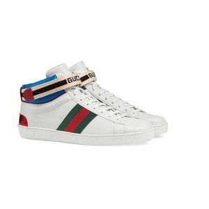 white gucci snake shoes
